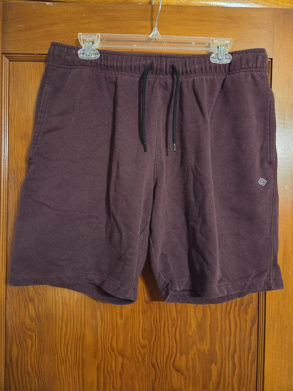 Zelos Men's Casual Drawstring Shorts - Maroon